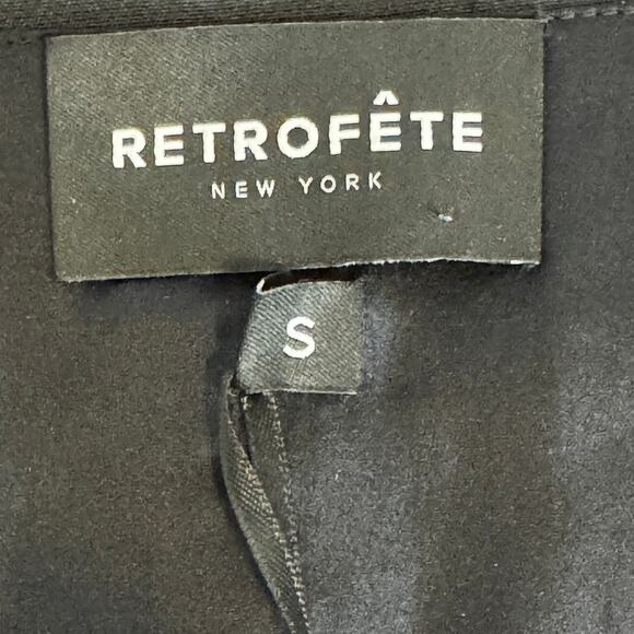 Retrofete Glenda Crystal Embellished Strapless Bandeau Black Jumpsuit Size Small - Picture 12 of 12